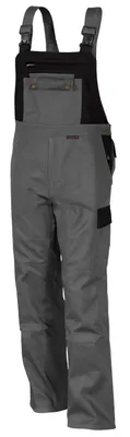 Produktbild von Qualitex Latzhose "image", Größe: 25, Farbe: mittelgrau/schwarz