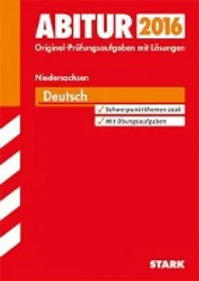 Produktbild von Abiturprüfung Niedersachsen - Deutsch GA/EA