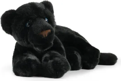 Produktbild von Kuscheltier Panther schwarz liegend 40 cm Plüschpanther