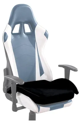 Produktbild von Gaming-Stuhlkissen für langes Sitzen, Kissen zur Linderung von Steißbeinschmerzen für Bürostühle (schwarz)