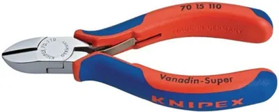Produktbild von Seitenschneider L.110mm Kopf verchr.Mehrkomp.-Hülle KNIPEX