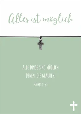 Productafbeelding van Glücksschmiedin - Motiverende cadeau met een christelijke zegenwens, armband in