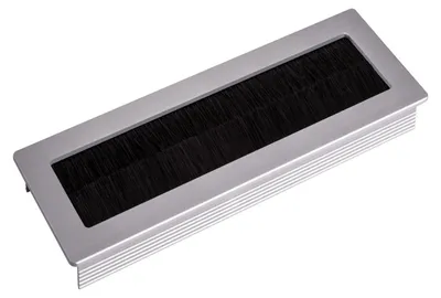 Produktbild von SOTECH Kabeldurchlass TONDO 150 x 70 x 17,3 mm Silber EV1 – Kabeldurchführung Schreibtisch