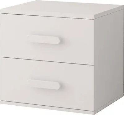 Obrázek produktu pro Noční stolek Jonas I 22 Bílá/bílá + bílá