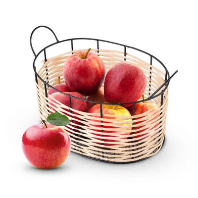 Produktbild von Aufbewahrungsbox DEKO Aufbewahrungskasten Box Metall Schwarz BASKET 33 x 20 cm