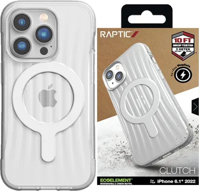Immagine prodotto di Raptic X-Doria Frizione Costruito Caso Caso Iphone 14 Pro Con Magsafe Cover Clear Zaino