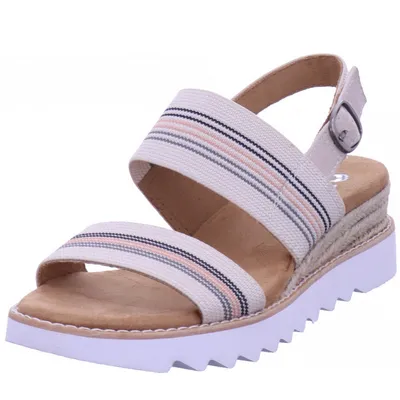 Produktbild von Skechers sporty double strap sling back Damen Sandalette in Beige, Größe 38