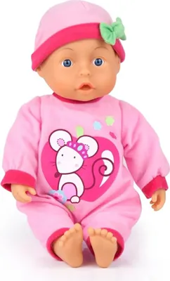 Produktbild von Bayer Design 92866AA - Funktionspuppe First Words Baby mit 24 Lauten, 28 cm, rosa