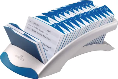 Immagine prodotto di DURABLE Schedario da scrivania TELINDEX® DESK VEGAS, Argento, 241223