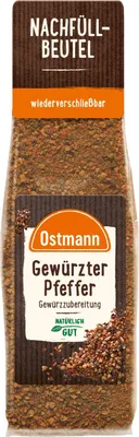 Produktbild von Ostmann Gewürzter Pfeffer Gewürzzubereitung Beutel 50g