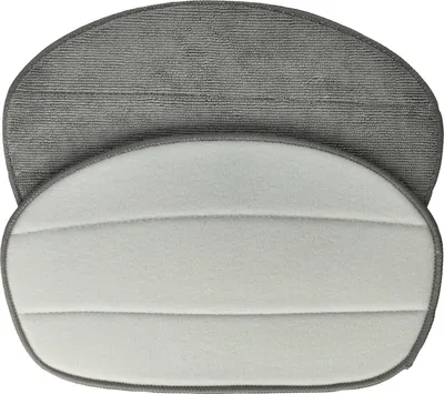 Produktbild von vhbw 2x Wischbezug kompatibel mit Leifheit CleanTenso Dampfreiniger - Mikrofaser Grau
