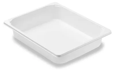 Produktbild von 124x DUNIFORM CPET-Schale 1/2 GN 325 x 265 x 60 mm Weiß ungeteilt