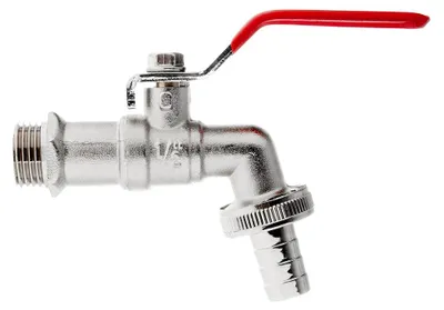 Image de Kit de robinet Garronda 1/2 pouce vers 3/4 pouce avec raccord de tuyau de 1/2 pouce, robinet de vidange pour réservoir IBC et arrosage de jardin, adaptateur pour un raccordement solide du tuyau et un contrôle du débit d'eau GD-0213