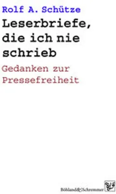 Obrázek produktu pro Leserbriefe, die ich nie schrieb