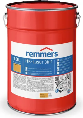 Produktbild von Remmers HK-Lasur 3in1 eiche hell (RC-365) 10 l, Holzlasur aussen