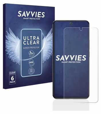 A product box and a screen protector on a phone.