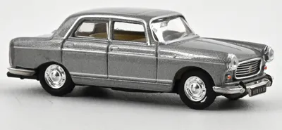 Produktbild von Norev 474449 Peugeot 404 metallic grau 1968 Maßstab 1:87 Modellauto