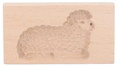 Produktbild von Tier-Keksform - Motiv Lamm - Zum Backen von Keksen - Holz