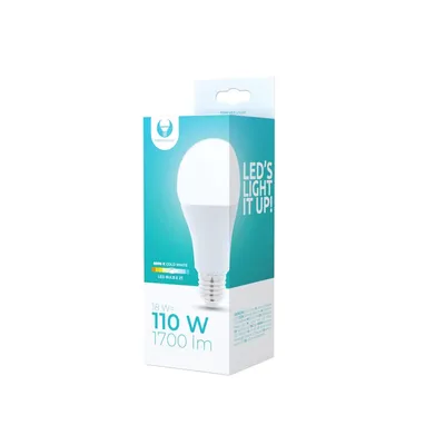 Produktbild von 1x LED-Lampe E27 A65 18W Leuchtmittel 6500K Kaltweiß 1700 Lumen Lampe ersetzt 110W Glühbirne Energiesparlampe 230V