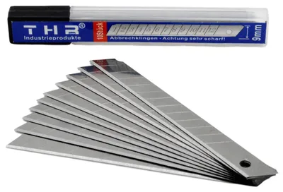 Abbrechklingen 9 mm, 100 Stück, 0,4 mm, in 10 Spendern
