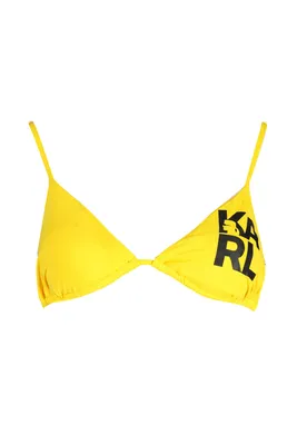 Zdjęcie produktu dla KARL LAGERFELD BEACHWEAR Strój kąpielowy damski tekstylny żółty SF17881 - Rozmiar: M