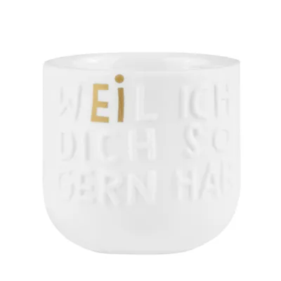 Produktbild von Guten Morgen. Eierbecher "Weil ich dich so gern hab"