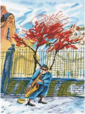 Produktbild von RTO Kreuzstich Set "Wien", Zählmuster, 22x29cm