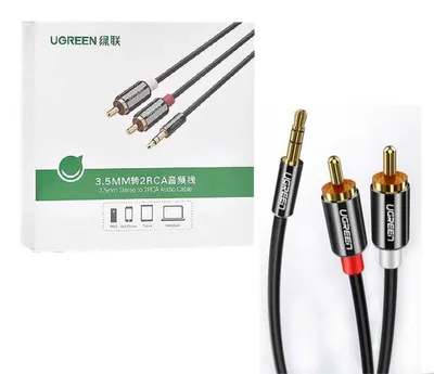 Produktbild von Ugreen Kabel Stereo-Klinke 3,5 mm - 2x RCA 1,5 m