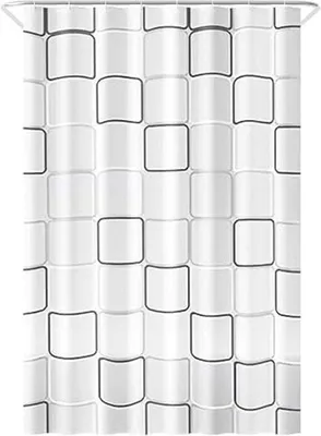 Produktbild von Famanu Duschvorhang 120 x 200 cm - Waschbar, Textil, Wasserabweisend