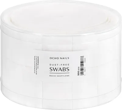 Produktbild von Staubfreie Baumwoll-Nageltupfer in Acrylverpackung 500 Stück