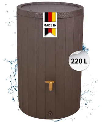 Imagen del producto de 4rain MADERA depósito de agua de lluvia 220 L marrón, Imagen generada por IA
