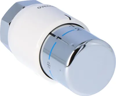 Produktbild von Oventrop Thermostat Uni SH 7-28 GrC, m Nullstellung, weiß/verchromt