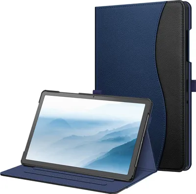 Fintie Hülle Für Huawei MediaPad T5 10.1 – Kunstleder-Folio Mit Standfunktion, Türkis, Dokumentschlitze