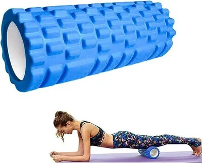 Immagine prodotto di Rullo miofasciale per il massaggio dei punti trigger - Rullo massaggiante da fitness per uomini e donne - 33 x 14 cm