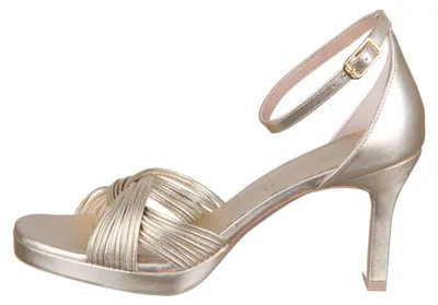 Produktbild von Unisa SELENA_LMT PLATINO, Sandaletten in Gold für Damen, Größe 39