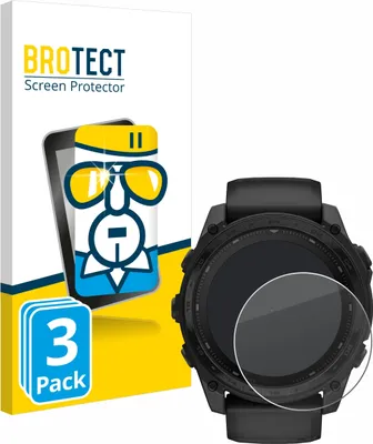 Produktbild von 3x BROTECT Schutzglas für Garmin Tactix 8 Solar (51 mm) Displayschutz 9H Glas klar transparent