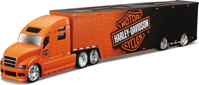 Immagine prodotto di Maisto - Harley-Davidson Haulers, nero-arancio, 1:64