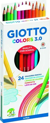 Zdjęcie produktu dla Piórnik saszetka 24 ołówki giotto kolory 3.0 f276700