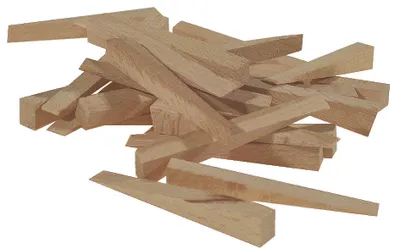 Produktbild von STUBAI Fliesenkeile Buchenholz, 250 Stk. 7x54x6