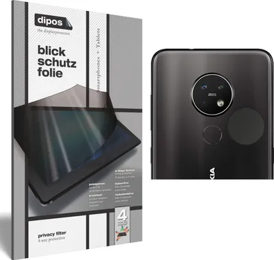 Produktbild von Schutzfolie für Nokia 7.2 Kameralinse mit Sichtschutz Blickschutz Folie