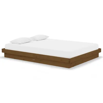 Obrázok produktu pre vidaXL Posteľ z masívneho dreva Honey Brown 135x190 cm