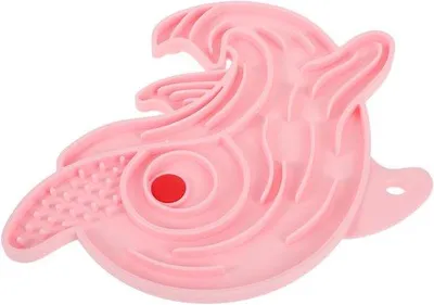 Produktbild von Hunde-Futterplatte – Langsames Füttern für Hunde und Katzen – Silikon-Futterplatte für Haustiere (19*17cm)
