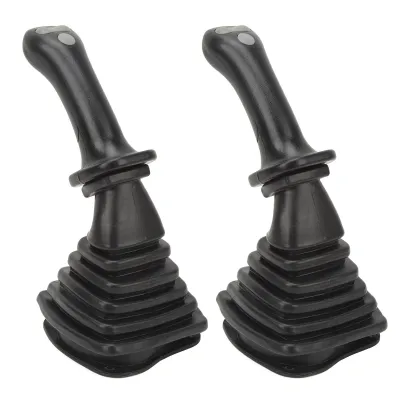 Obrázok produktu pre Rukoväte joysticku rýpadla, jednoduchá inštalácia, 6-pinový, odolný proti poškriabaniu, rukoväť joysticku minirýpadla, 2 kusy, pre Doosan DH DX150 215 225 300 370-9C