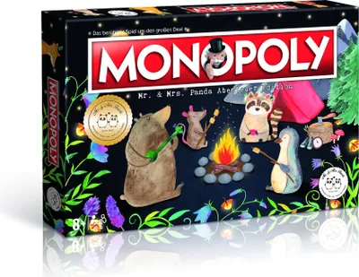 Produktbild von Monopoly Mr. und Mrs. Panda Gesellschaftsspiel Brettspiel Spiel