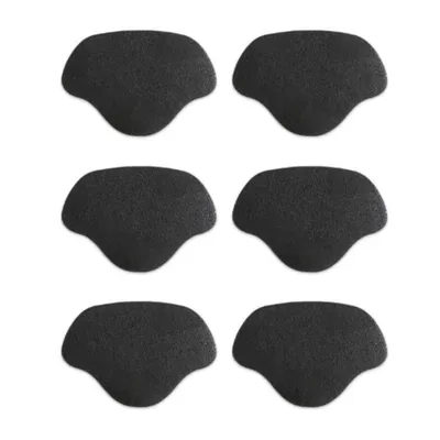 Produktbild von Aufkleber Reparaturflicken für Schuhfersen – 6 Stück – Schwarz - Selbstklebend – Fersenschoner – Fersenreparatur für Sneaker – Absatzschoner
