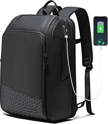 Imagen del producto de CarryQuest® - Mochila para portátil de 15,6 pulgadas, extensible de 27 a 54 litros, color