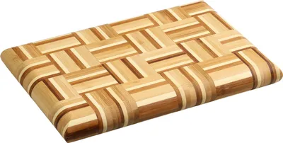 Produktbild von KESPER Schneidebrett Bambus  – 30 x 20 x 3,5 cm – vierfarbig & dekorativ – hochwertiges Küchenbrett aus nachhaltigem Holz – 58365