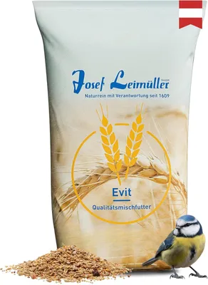 Produktbild von Leimüller Vogelfutter Wildvögel Ganzjährig 5kg (ohne Schalen) - Schalenfreies Wildvogelfutter Ganzjahresfutter Streufutter