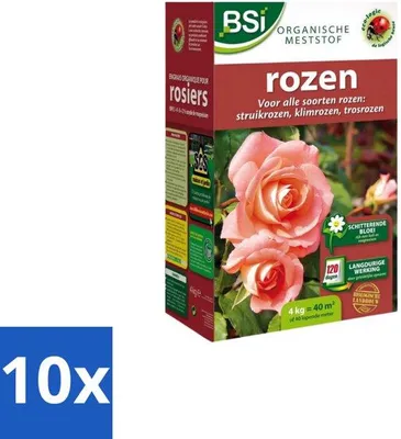 Produktbild von Kraftfutter für Rosen - 4 kg (40 m²) - Großpackung - 10 Stück