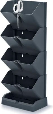 Produktbild von kvetináč na bylinky MINI CASCADE IO1W200-S433 antracit plastový PROSPERPLAST